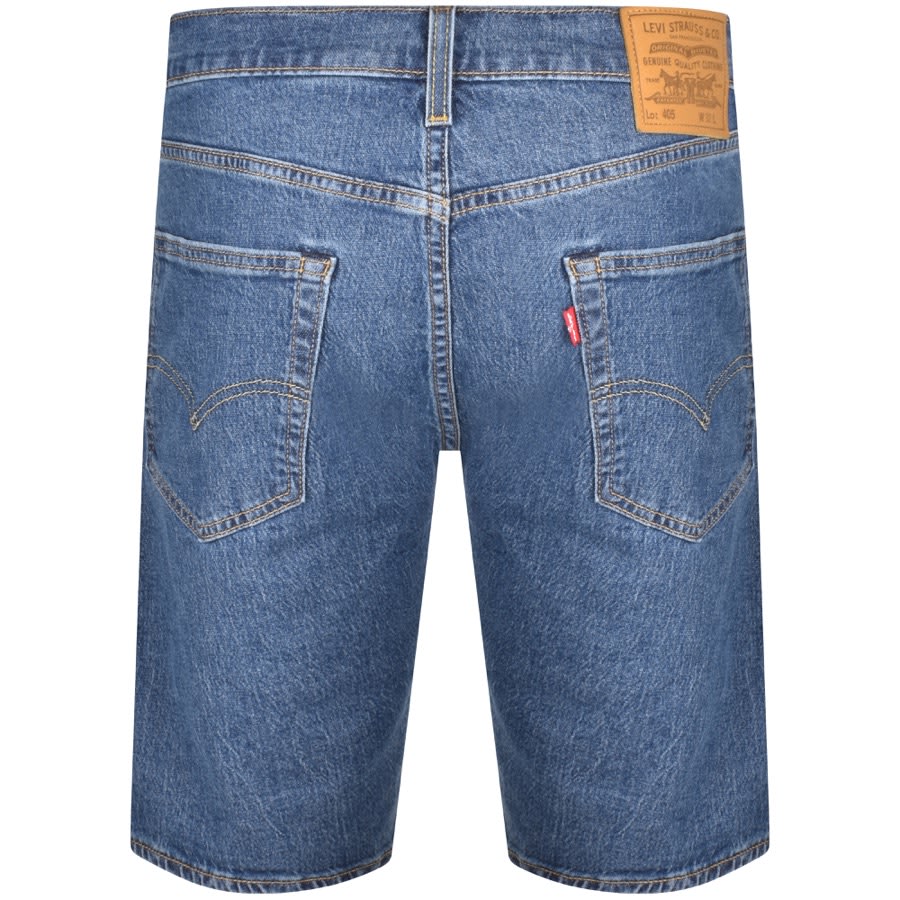 Levis Original Fit 405 Standard Denim Shorts Blue